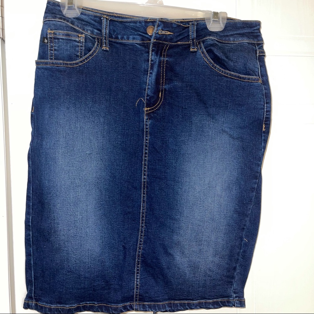 Judy blue sz med skirt vguc denim